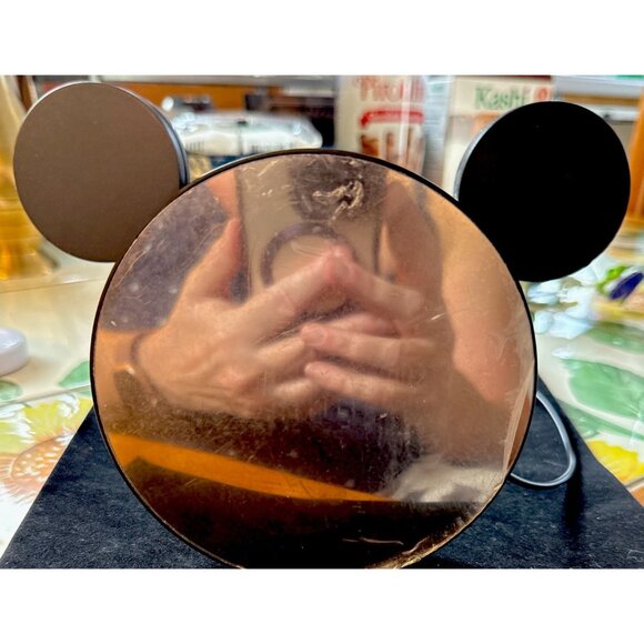 Mirror Mickey Ears Large LED Screen Digital Alarm Clock - Picture 2 of 9